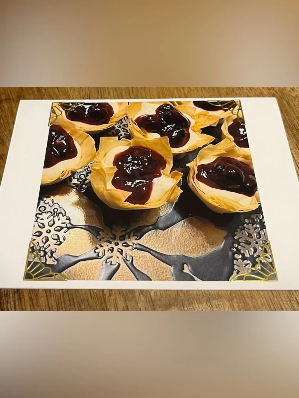 Assorted Dessert Photo Greeting Cards - Set of 4